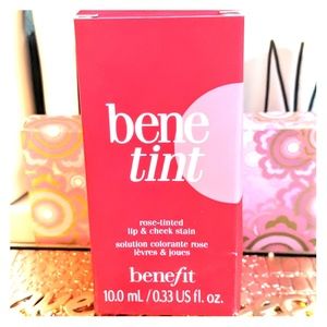 Benefit/ bene-tint rose lip and cheek stain
